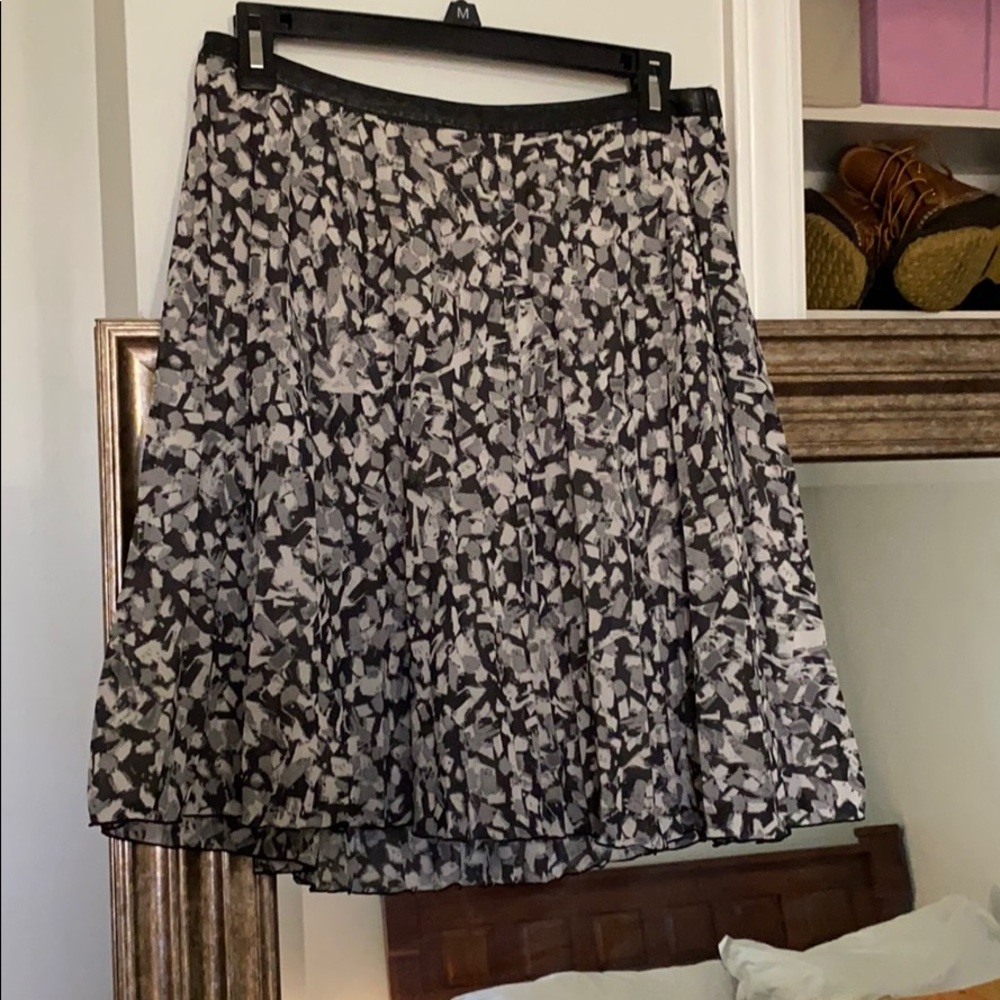 H&M Pleated Flowy Skirt